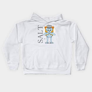 Hand Drawn Salt Fun Kids Hoodie